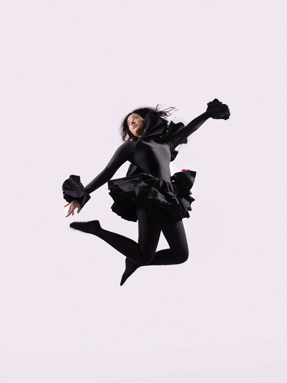 Photoshoot, Jagriti in the Rhododendrons garment